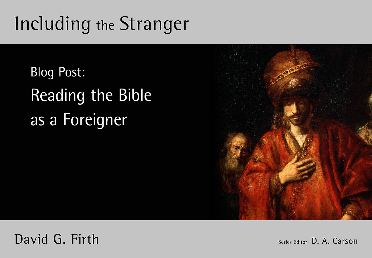 Reading the Bible as a foreigner