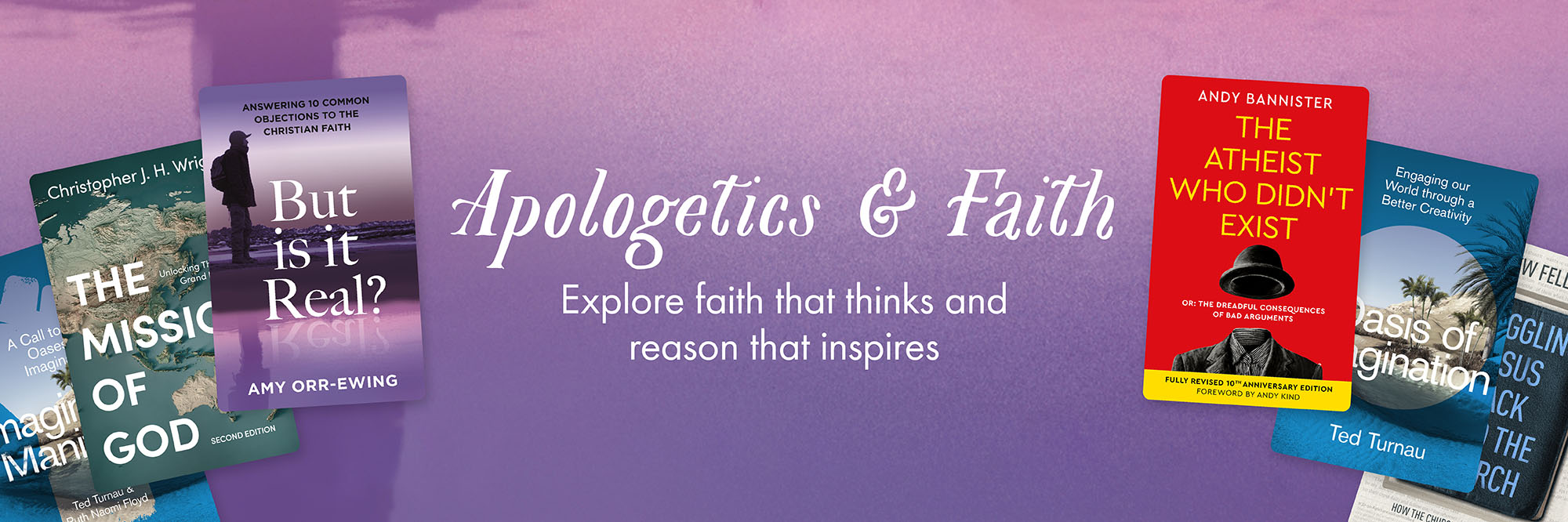 Explore Christian apologetics and faith-engaging books from IVP. Find accessible resources on belief, doubt, culture, and the reasons to trust the Christian faith. 