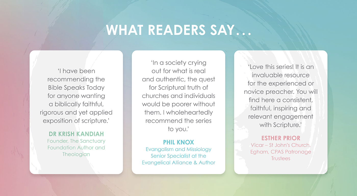 What Readers Say About BST Krish Kandiah Phil Knoxx