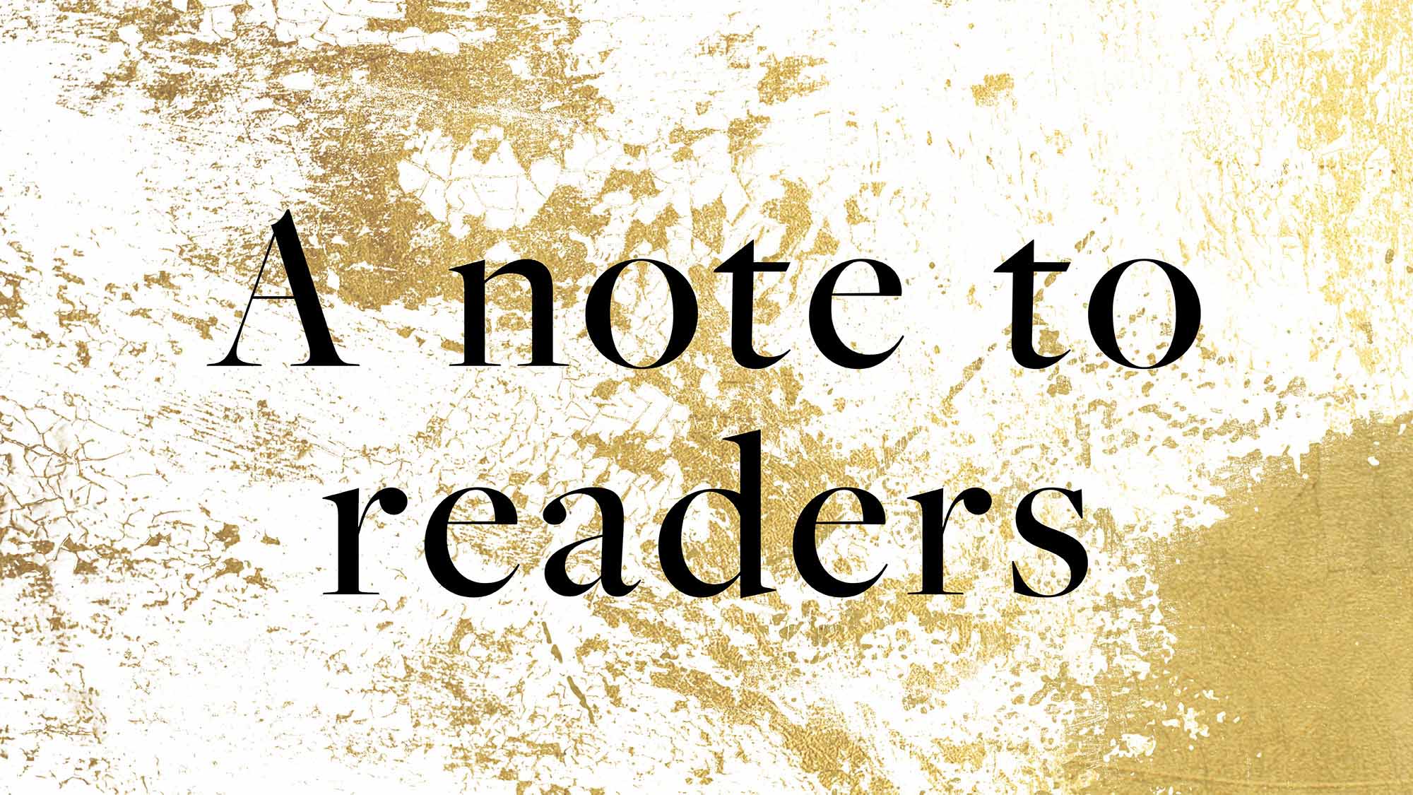Terry Virgo: A note to readers